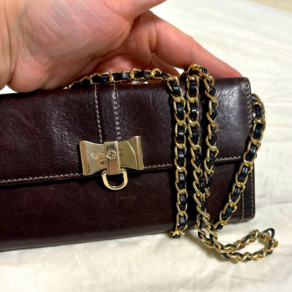 GUCCI Leather Continental Clutch/Wallet! - Picture 15 of 16